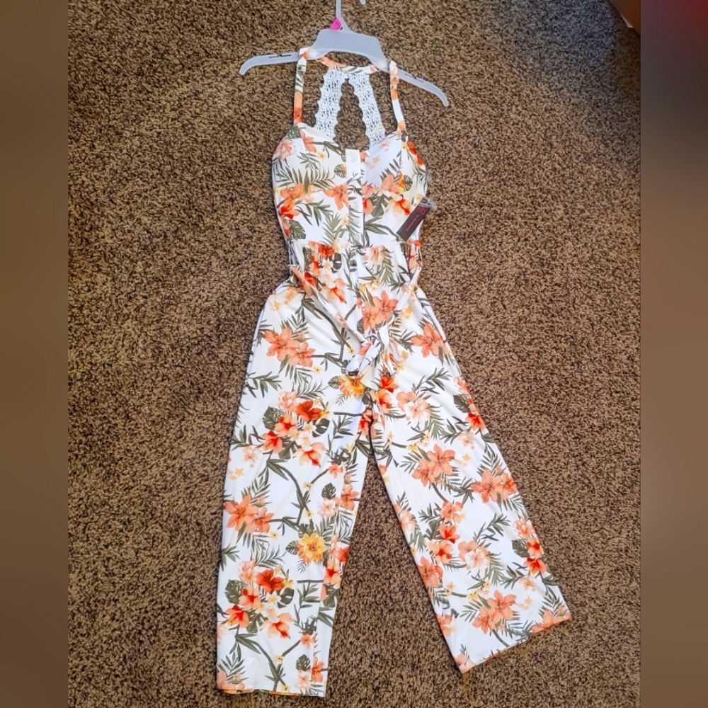 NWT floral Jumpsuit